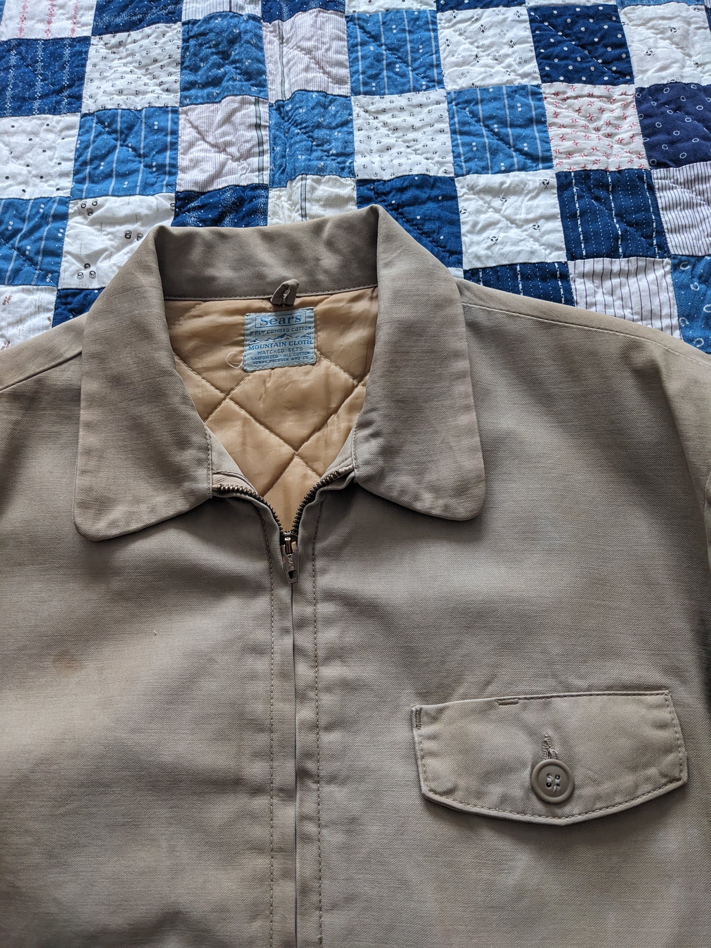 50s Sears Mountain Cloth Car Coat