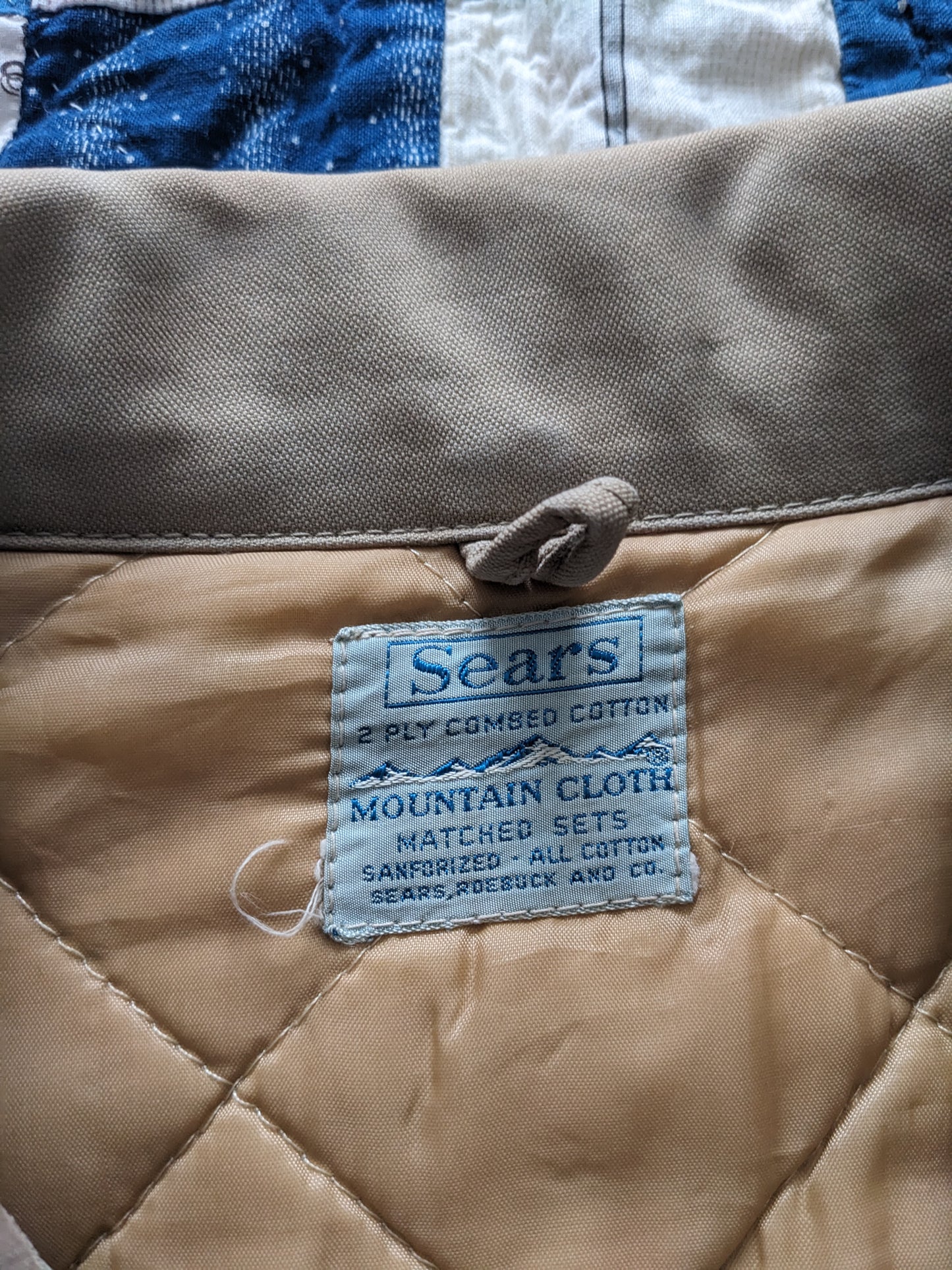 50s Sears Mountain Cloth Car Coat