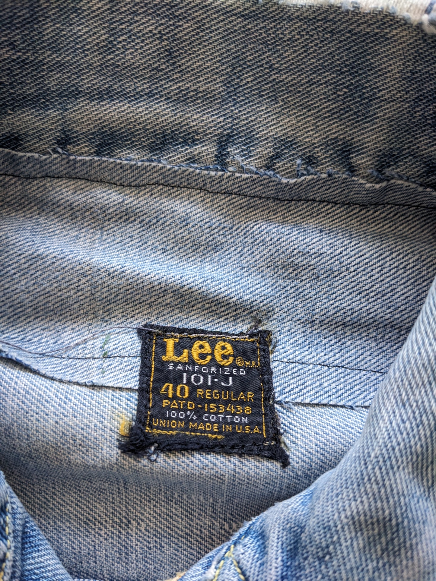 60s Lee 101-J Denim Jacket