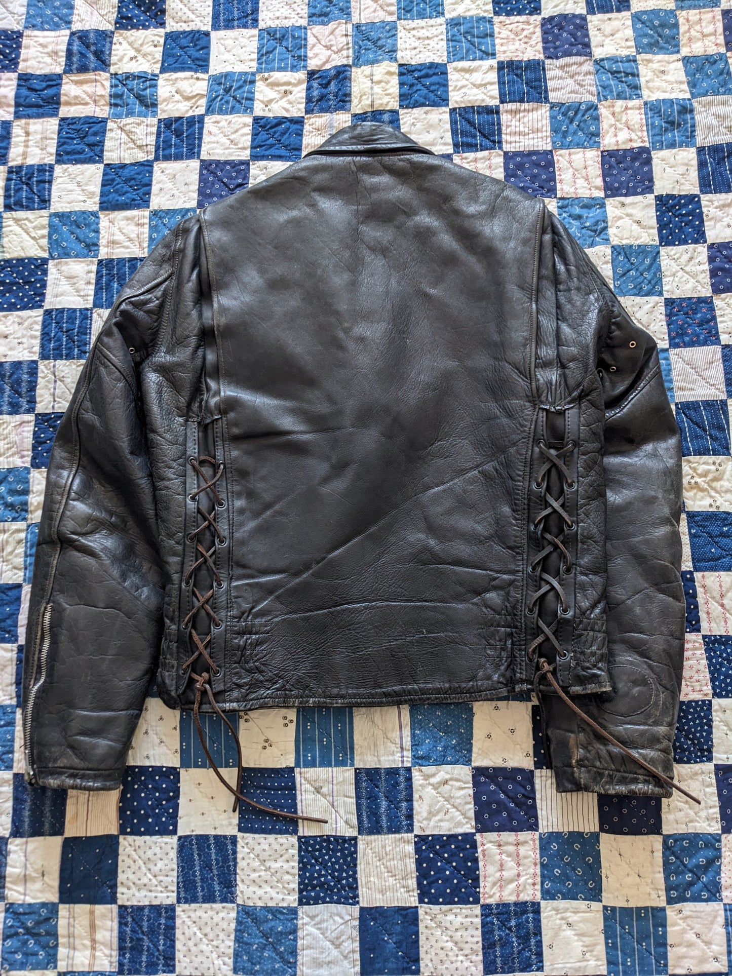60s Police Steerhide Leather Jacket