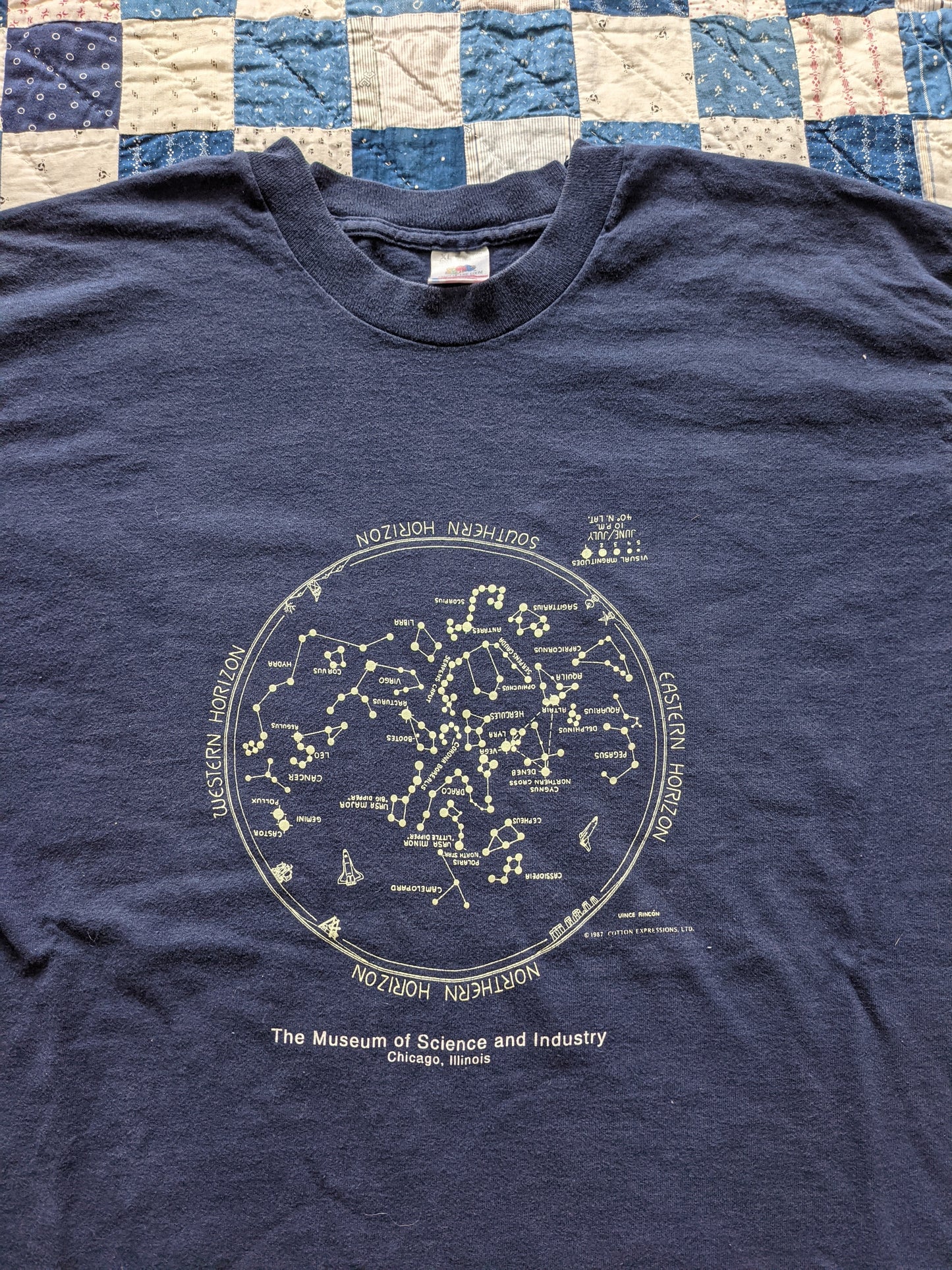 Vintage 90s Museum Constellation T Shirt