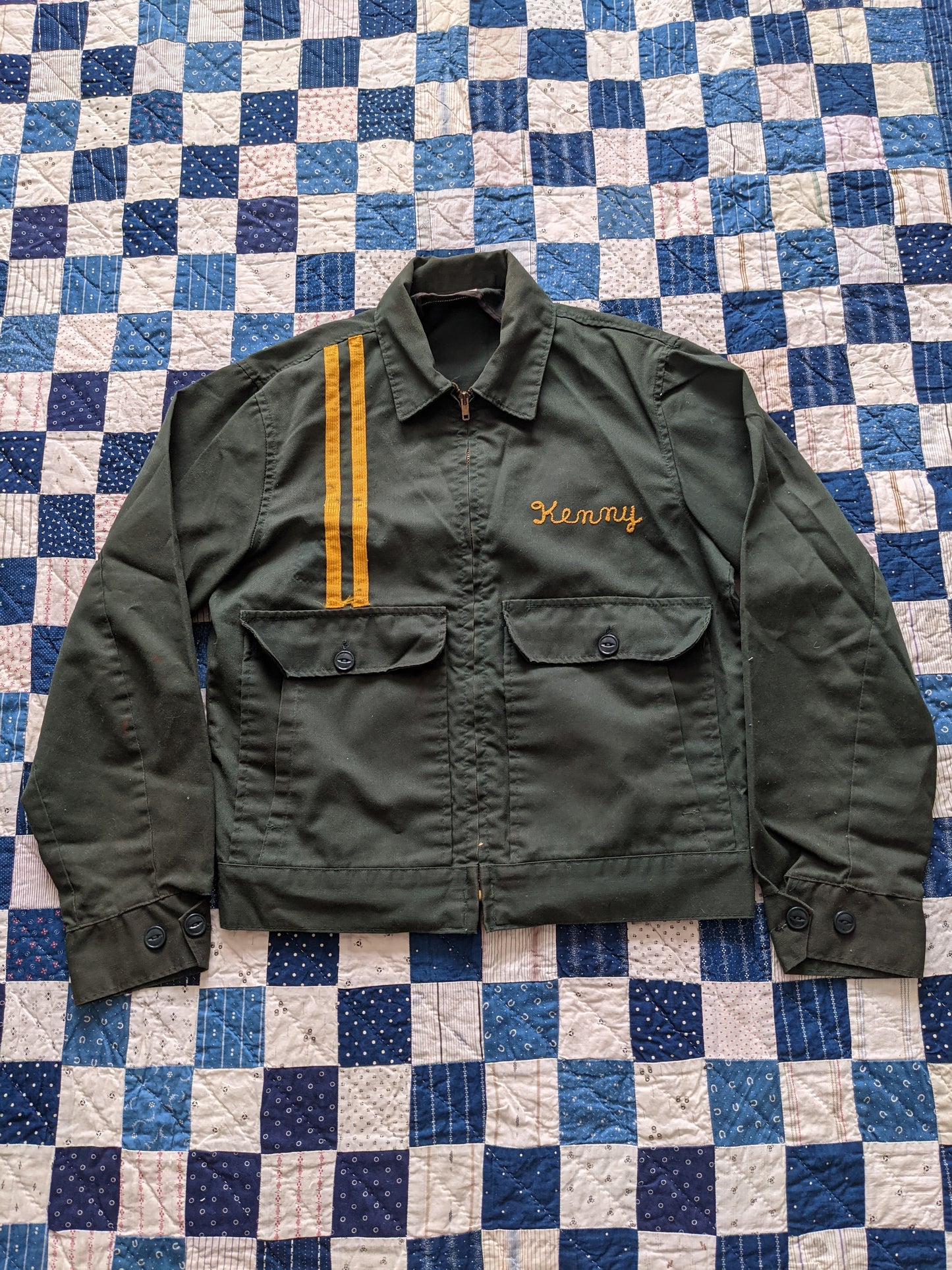 Vintage 60s Toppmaster Chainstitched Work Jacket