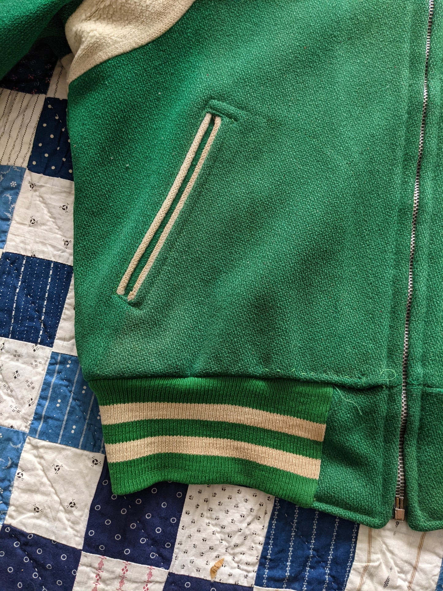 50s RAF Chicksands Military Varsity Jacket