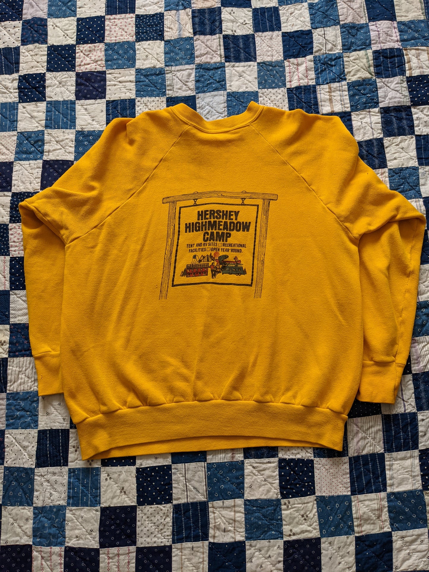 70s Hershey Highmeadow Camp Raglan Sweatshirt
