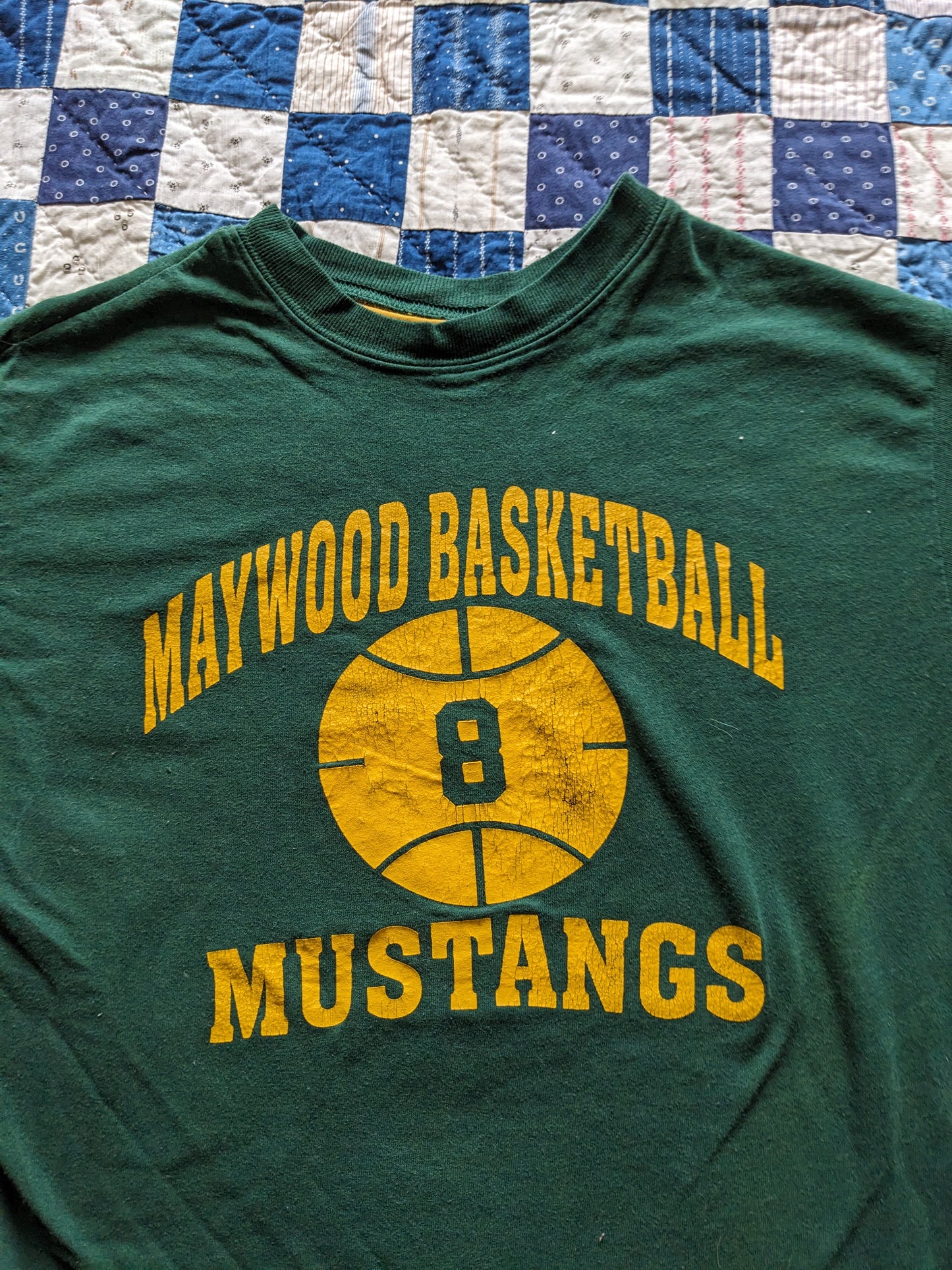 70s Maywood Mustang Reversible Basketball T Shirt