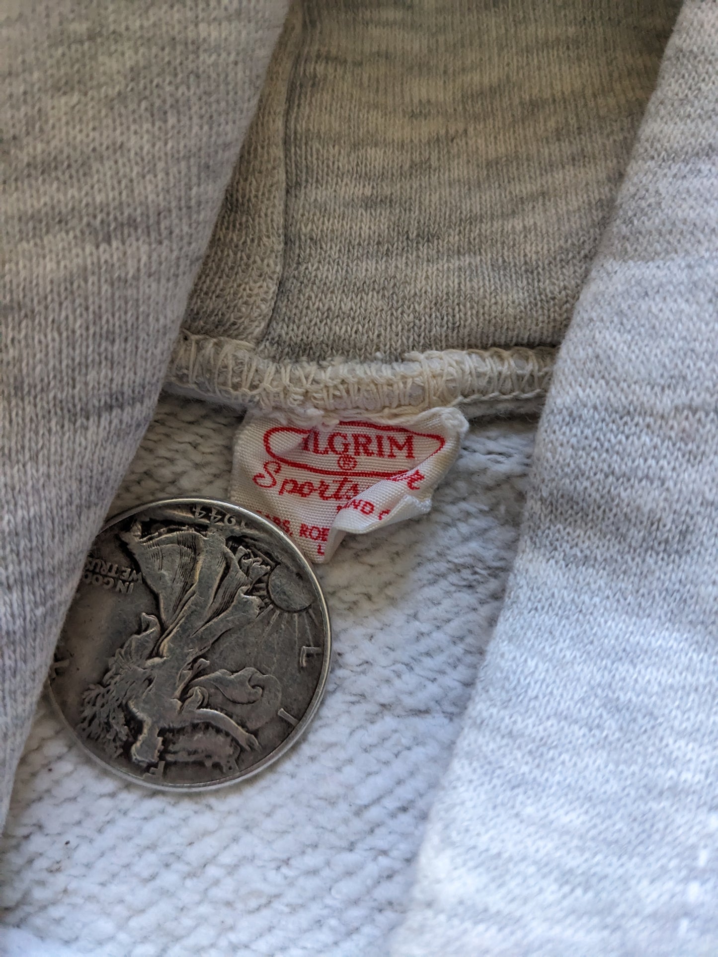 50s Pilgrim Heather Cotton Hoodie