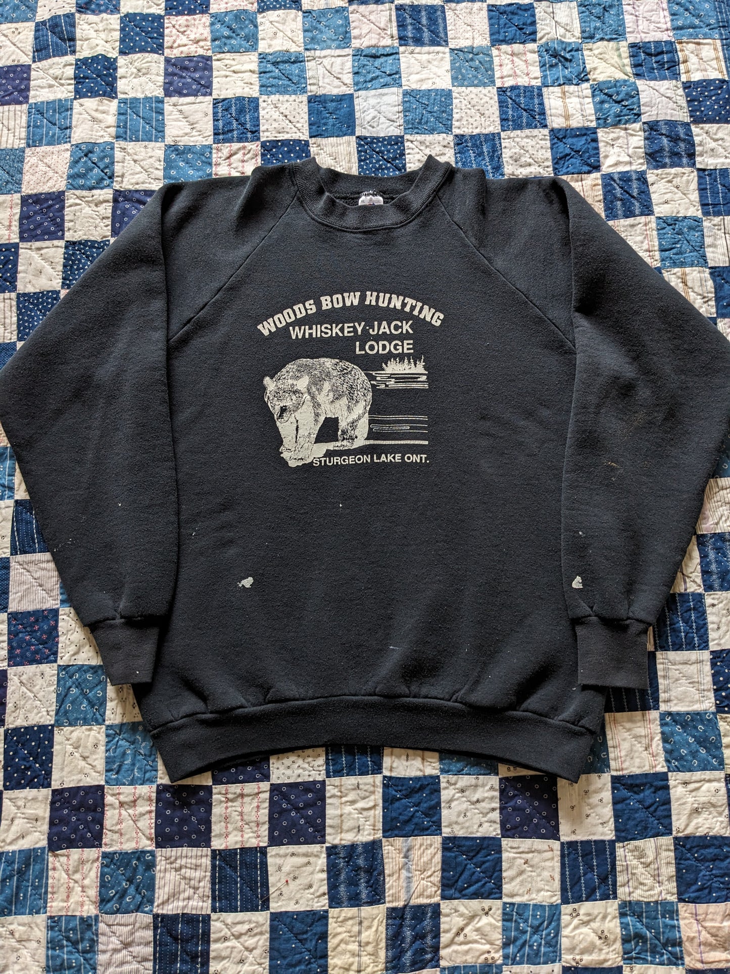 90s Wood's Bow Hunting Raglan Sweatshirt