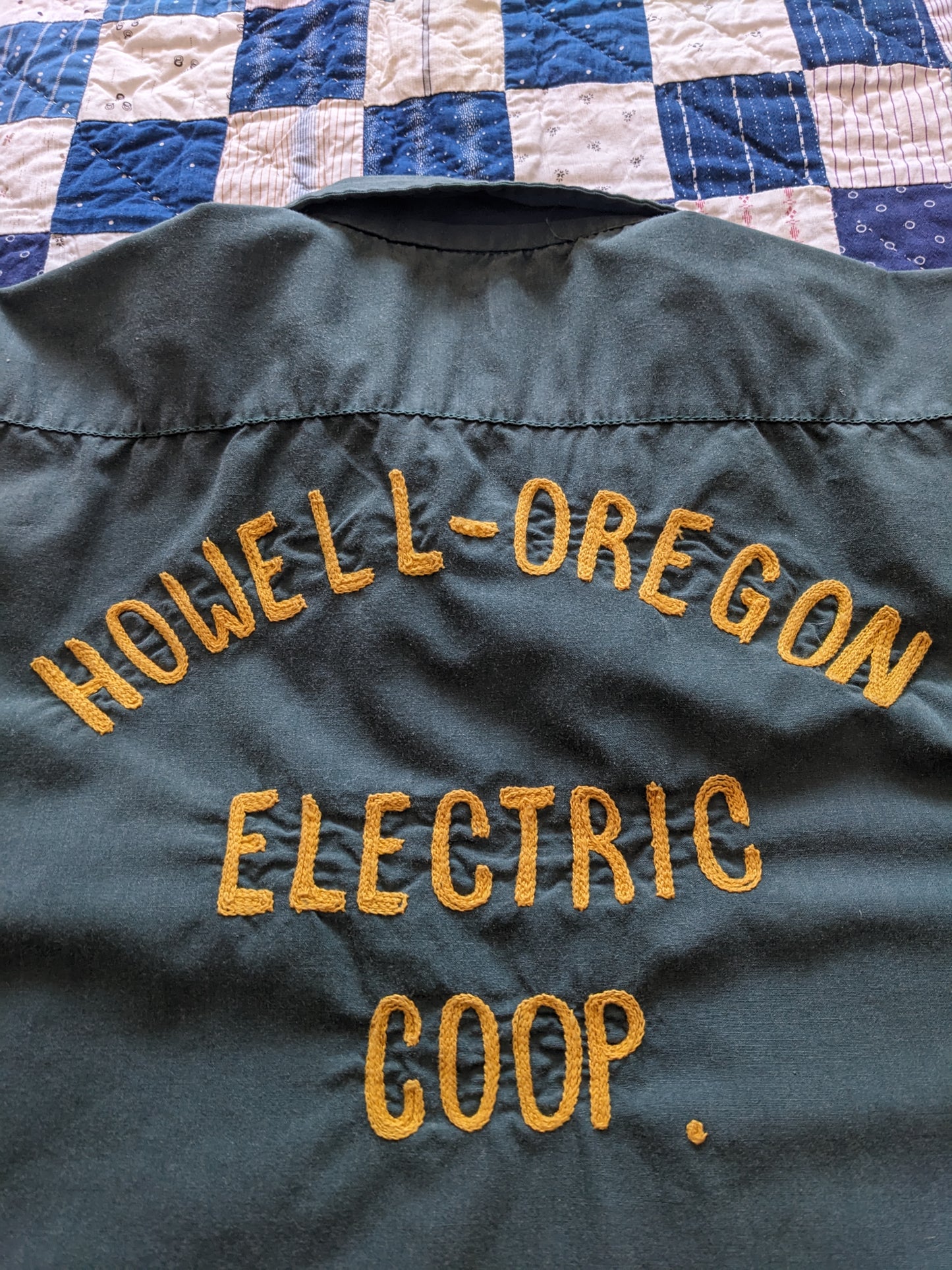60s Howell-Oregon Electric Coop Chainstitch Snap Button Shirt