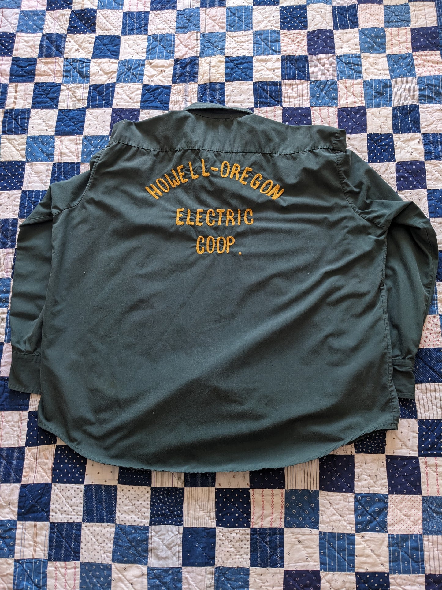 60s Howell-Oregon Electric Coop Chainstitch Snap Button Shirt