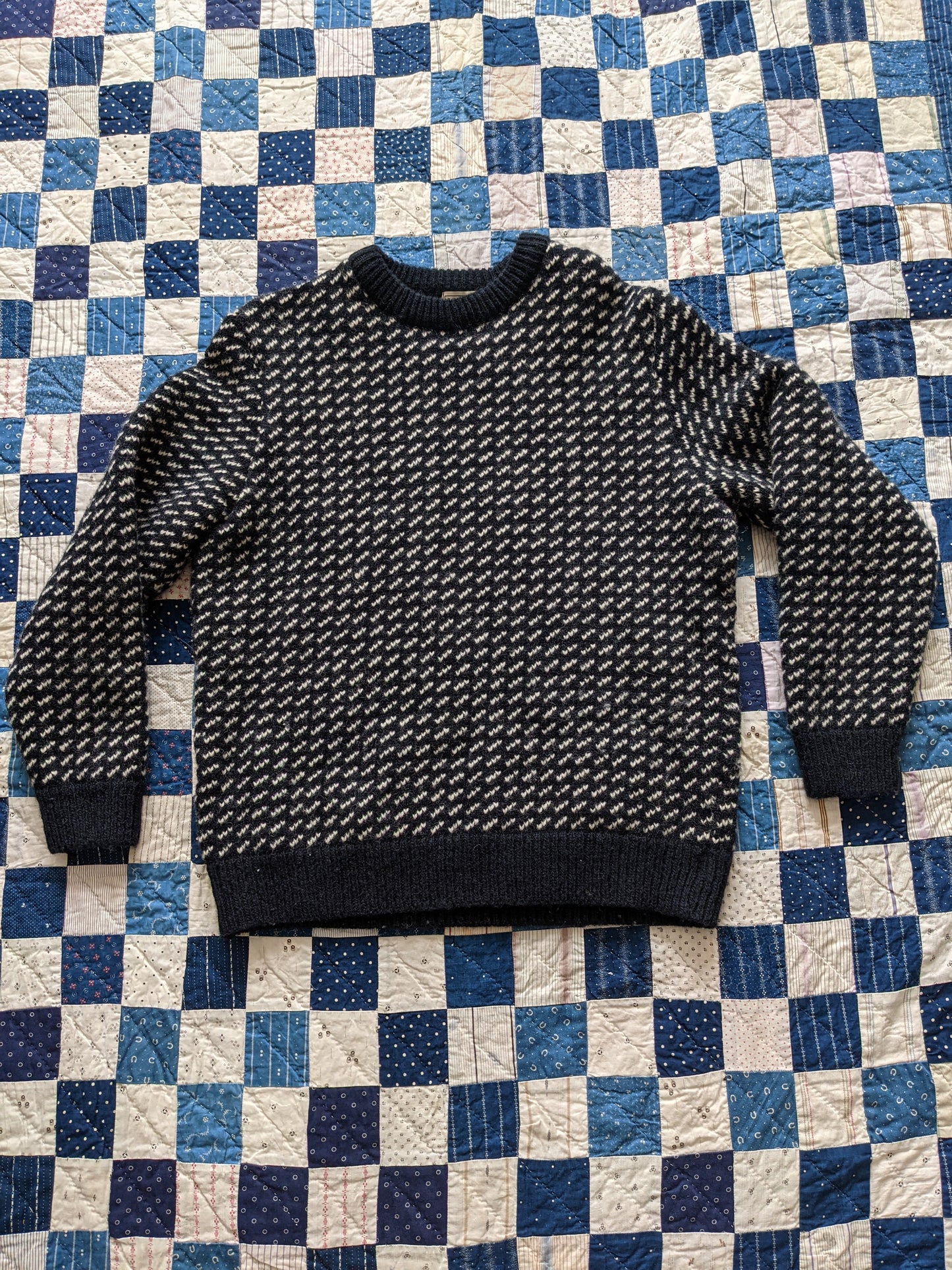 90s L.L. Bean Norway Birdseye Sweater