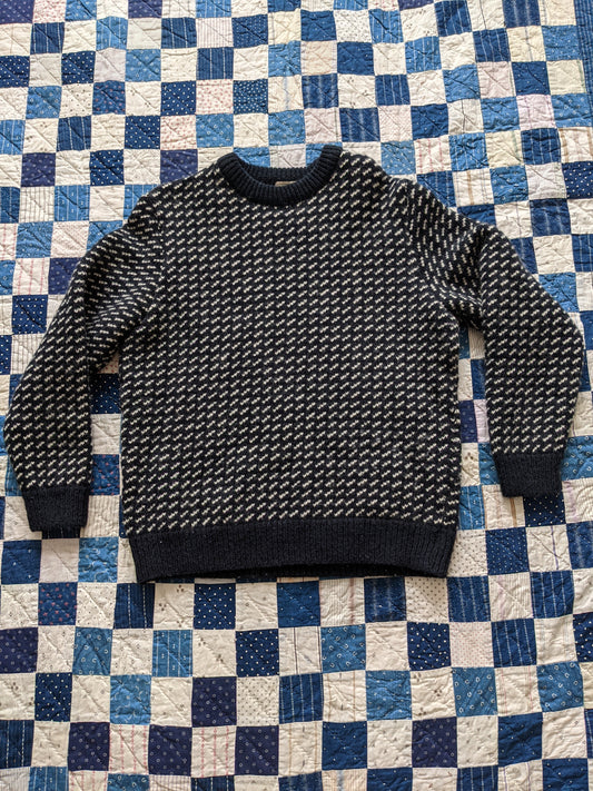 90s L.L. Bean Norway Birdseye Sweater