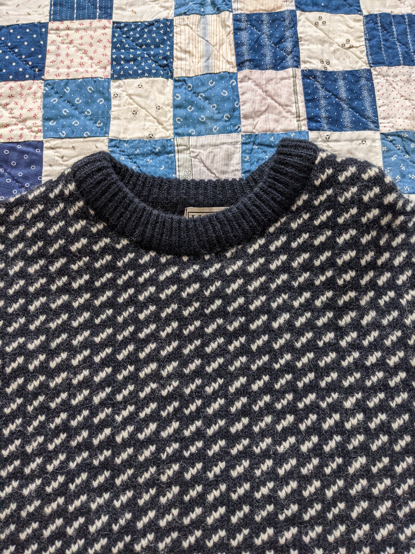 90s L.L. Bean Norway Birdseye Sweater