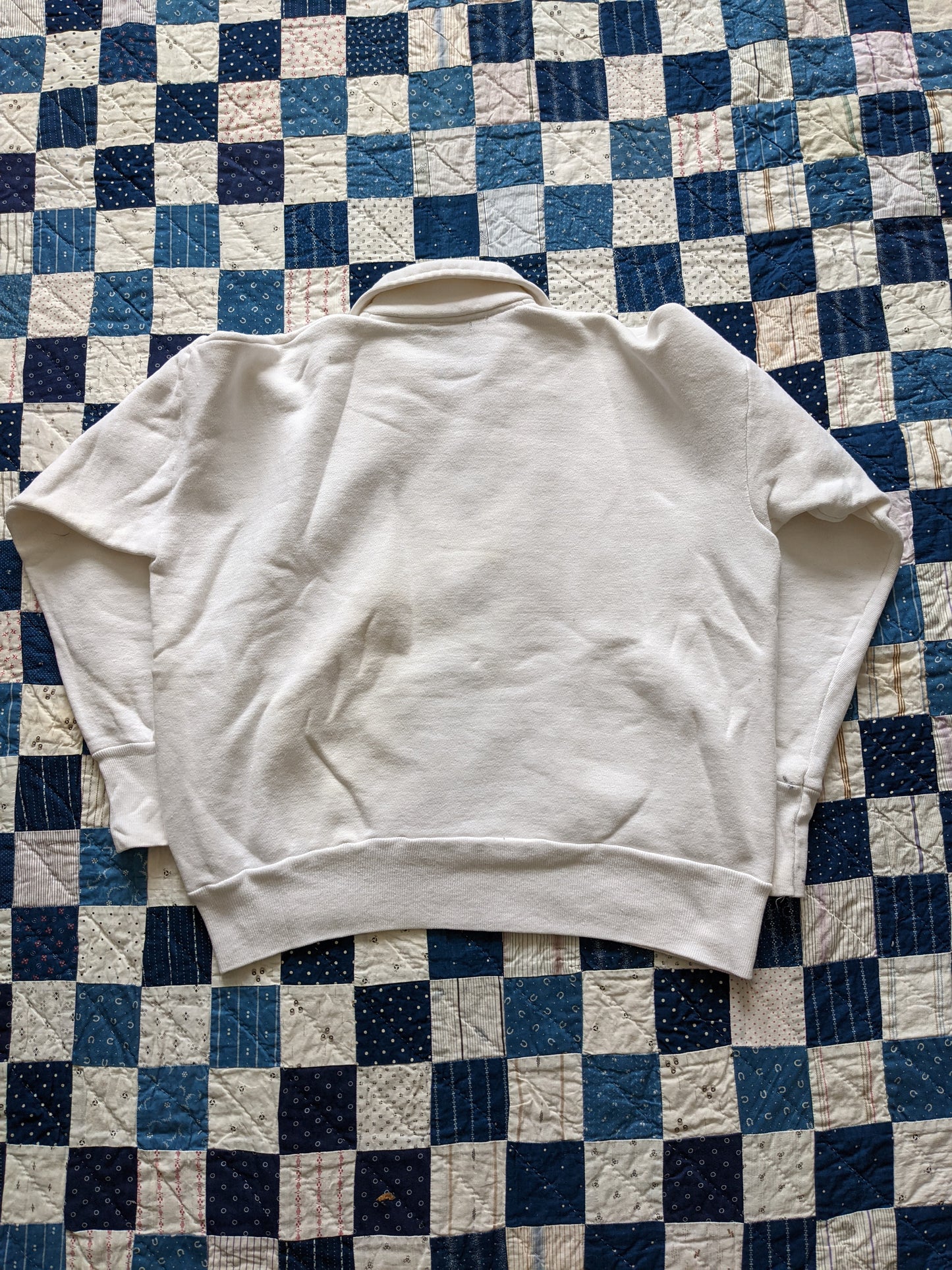 60s Champion "Conestoga Camping" Quarter Zip Sweatshirt