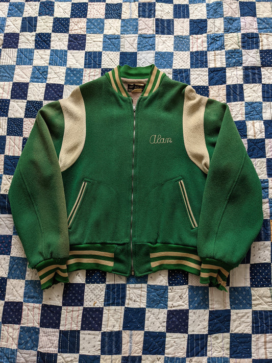 50s RAF Chicksands Military Varsity Jacket