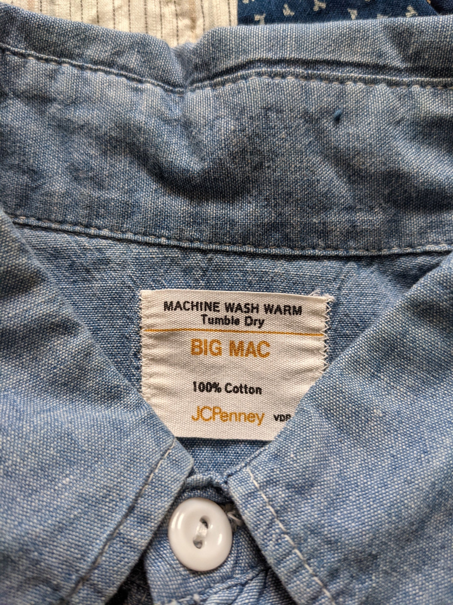 70s Big Mac Chambray Shirt