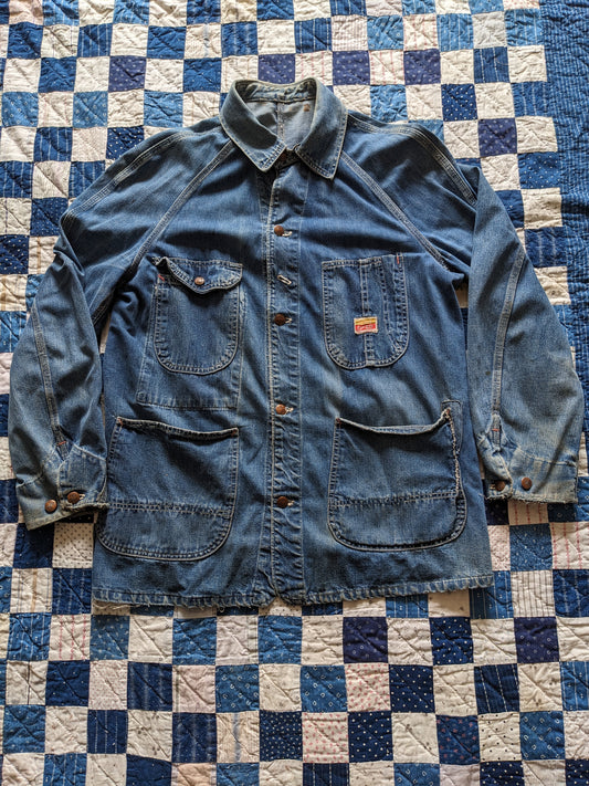 50s Penney's PAYDAY Sanforized Denim Chore Coat