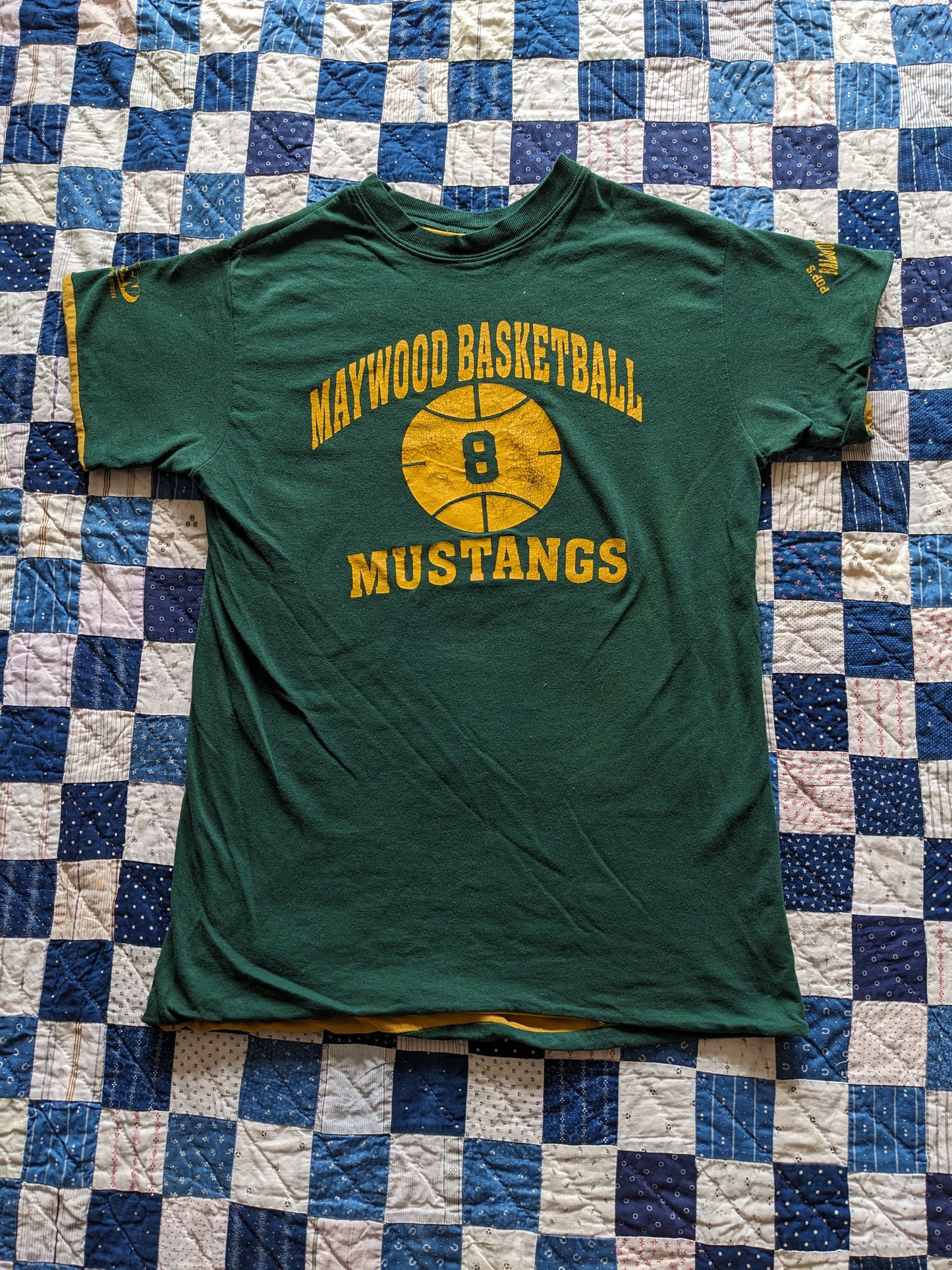 70s Maywood Mustang Reversible Basketball T Shirt