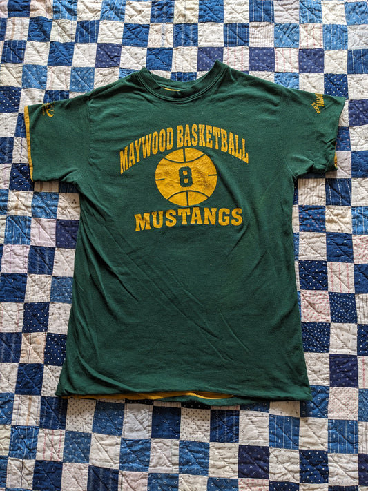 70s Maywood Mustang Reversible Basketball T Shirt