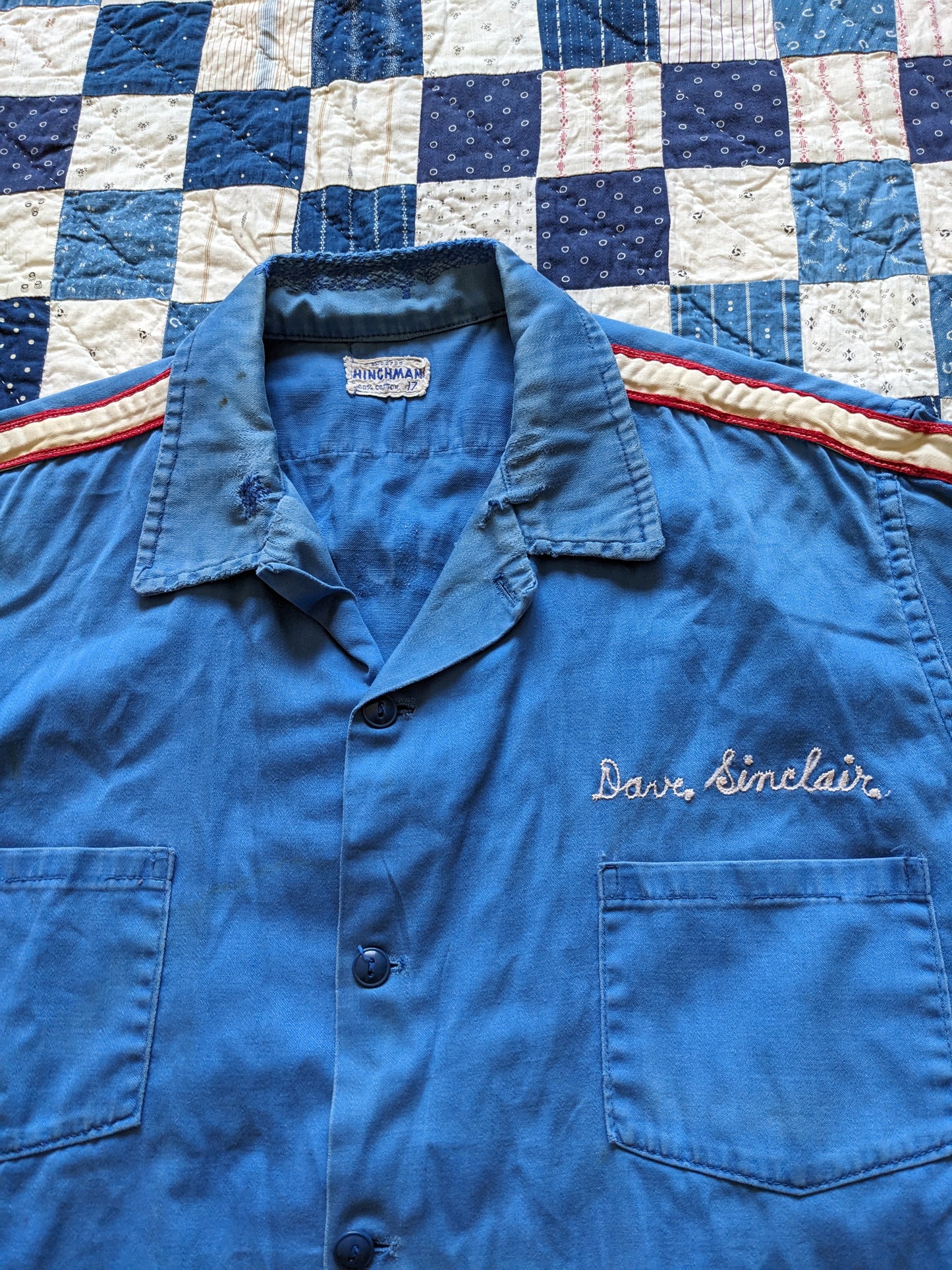 50s Hinchman Sinclair Gas Station Shirt