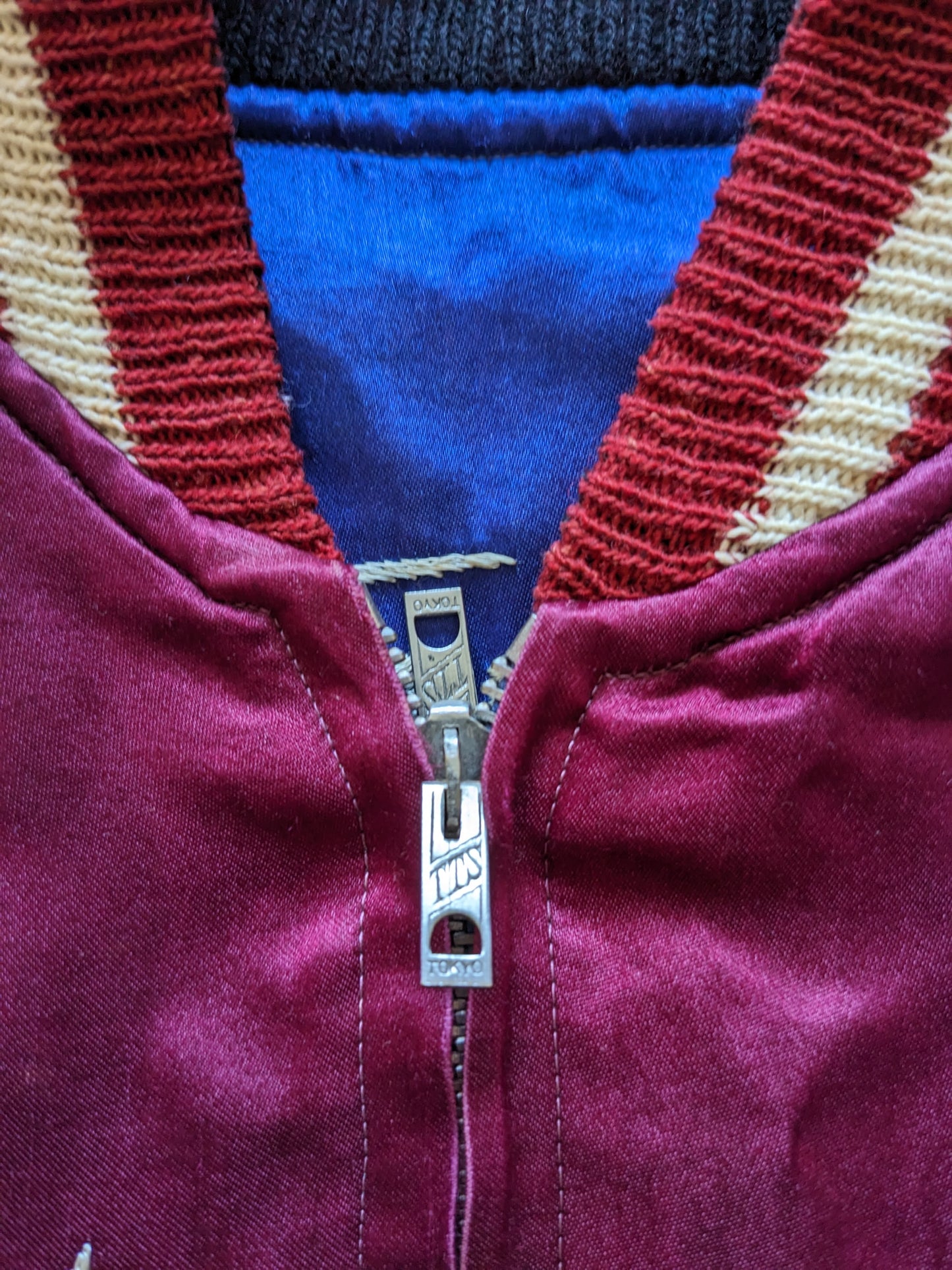 50s Korean Sukajan Reversible Souvenir Jacket