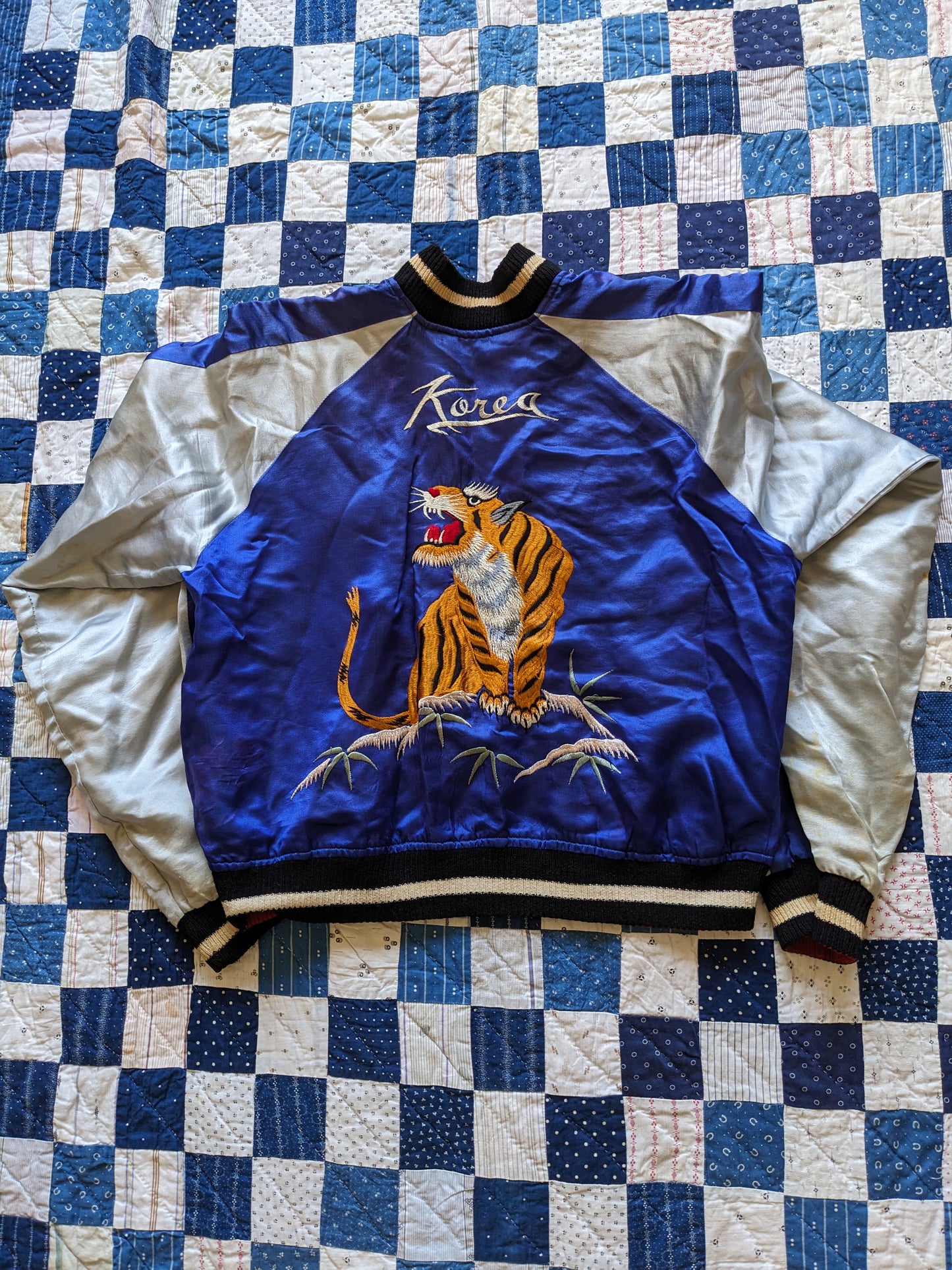 50s Korean Sukajan Reversible Souvenir Jacket