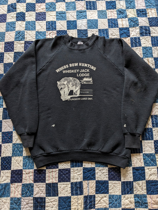 90s Wood's Bow Hunting Raglan Sweatshirt