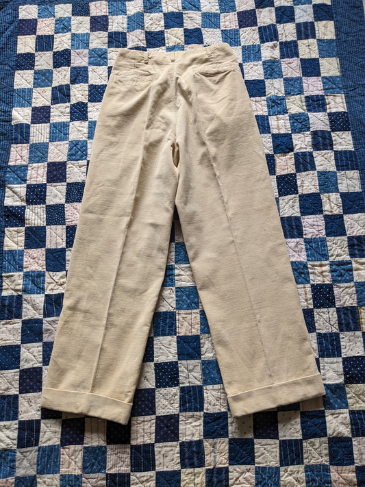 60s Geisler's Blank Indiana Senior Corduroy Trousers
